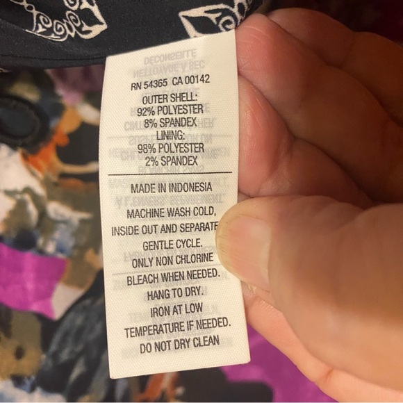 Kimono Cardigan Long Sleeve M Dark Floral Bloomcore Boho Open Front Collarless - Picture 6 of 11